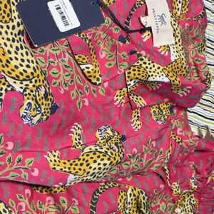 Printfresh Hot Pink Bagheera Wildest Dreams Eco Silk Pajamas SMALL NWT